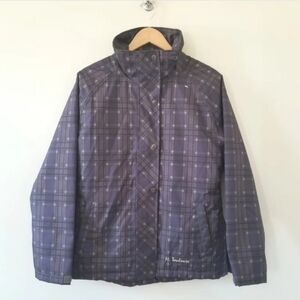 ⭐ NEW M. Toulouse Horse Equestrian Riding Jacket Brown Purple Plaid Medium #1102